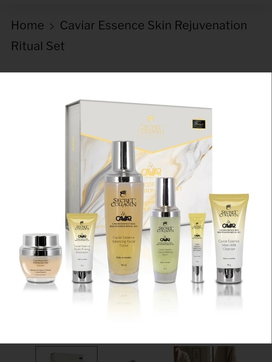 secret garden Other - Caviar Essence Skin Rejuvenation Set - Yellow